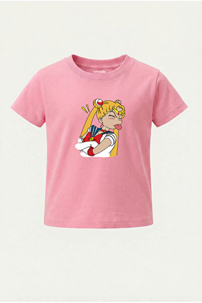 nirvoda Детска тениска с принт Sailor Moon Spoilt