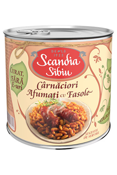 Scandia Sb SCANDIA SAUSAGES WITH BEANS 400G (6 Pcs)