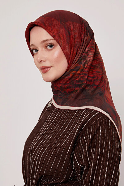 Levidor Royal Scarf Batik Pattern Claret Red