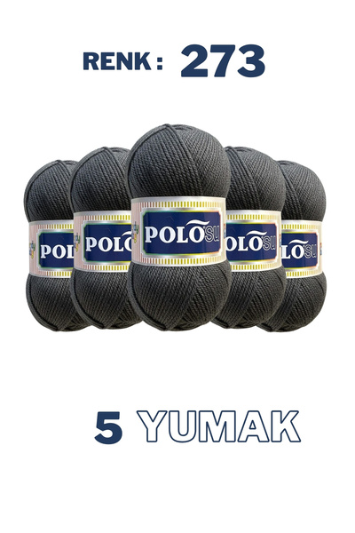 Polosu (5 Adet) Candy Baby %100 Premium Akrilik Bebek Örgü İpliği - 273 - Ant...