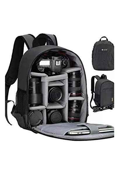 Arabest حقيبة حقيبة ظهر للكاميرا لكاميرات DSLR/SLR بدون مرآة، مقاومة للماء، ح...