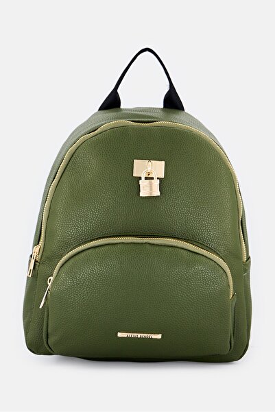 Alexis Bendel Women Brand Logo Backpack, Olive