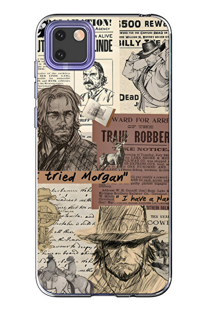 FLAMENKO حافظة هاتف هواوي Y5P متوافقة مع ويسترن منقوش شفافة