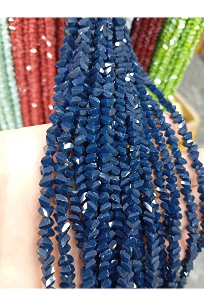 Ralp Moda 6 мм кристална пирамида чешка кристална мъниста 3 низки НОЩНО СИНЬО