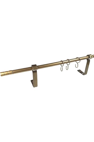 KLEIDECO galerie 12 mm Ø MIA, alama masiv, simpla, capete ALINA, 160 cm