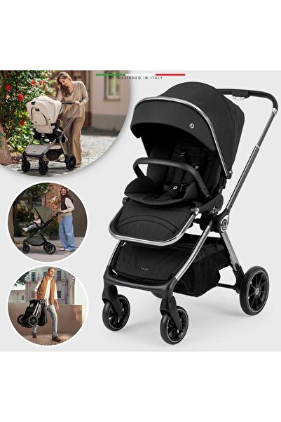 Elele Liberta Çift Yönlü Bebek Arabası Siyah