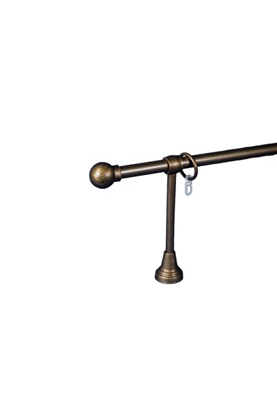 KLEIDECO galerie plastic 16 mm PORTO simpla, auriu-antic, 300 cm, capete APPLE