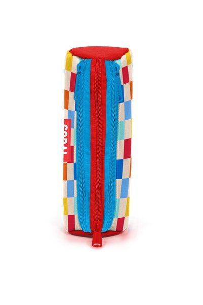 Coral High Geantă pentru creioane cu trei compartimente, cu model de dame multicolore pentru copii 31025