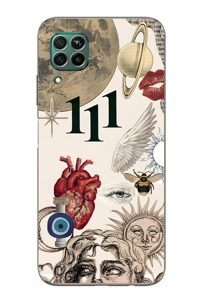 FLAMENKO حافظة هاتف شفافة متوافقة مع هاتف هواوي P40 Lite من Astro Symbolic Co...