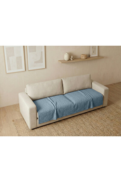 destinyhometex 100X200 cm Muslin Sofa Cover – 100% Cotton Thread Count, 4 Lay...