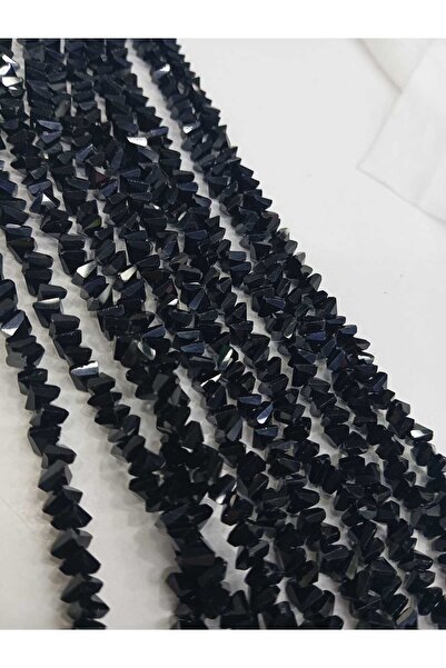 Ralp Moda 6 мм кристална пирамида чешки кристални мъниста 3 низки ЧЕРЕН