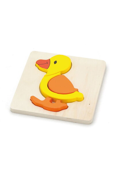 Viga Puzzle din lemn pentru copii Rață