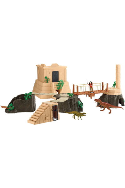 SCHLEICH Dinosaurs Dino Temple Conquest Mega-Set, Toy Figure
