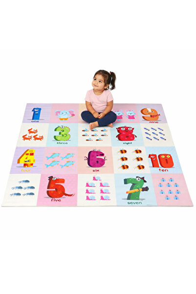 RCO Covoras Puzzle din Spuma EVA de joaca pentru copii, 60 x 60 cm, 4 piese -...