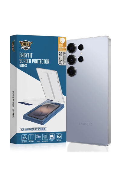 Buff Labs Buff Galaxy S26 Ultra EasyFit Glass Uygulama Aparatlı Ekran Koruyucu