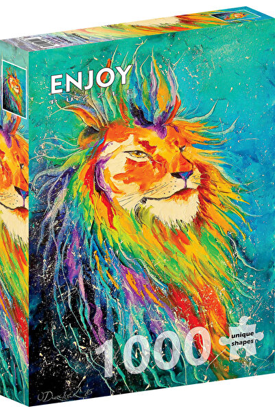 Enjoy Puzzle Пъзел 1000 части Enjoy – Дъгов Лъв