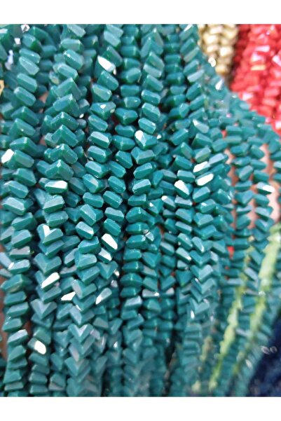 Ralp Moda 6 мм кристална пирамида Чешки кристални мъниста 3 низки ТЪМНО ТЮРКУАЗ