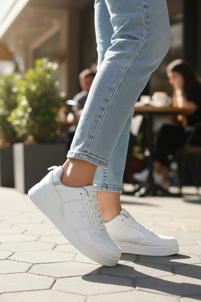 enoch Women's Sports Shoes Perforated Detailed Casual Sneakers Comfort Sole D...