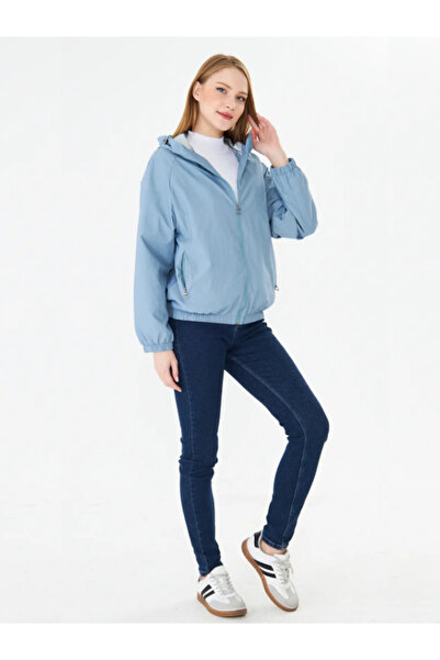 PIQUE Women's Hooded Lined Raincoat