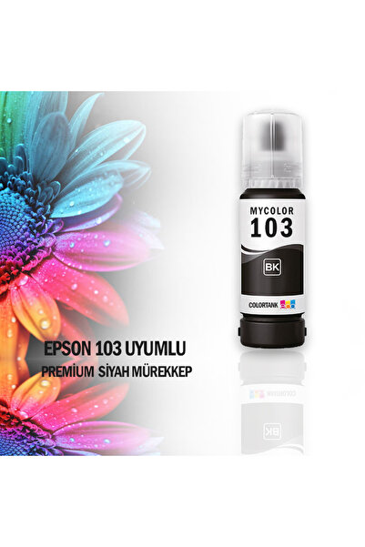 OEM EPSN 103 Uyumlu Black C13T00S14A Premium Siyah Kartuş