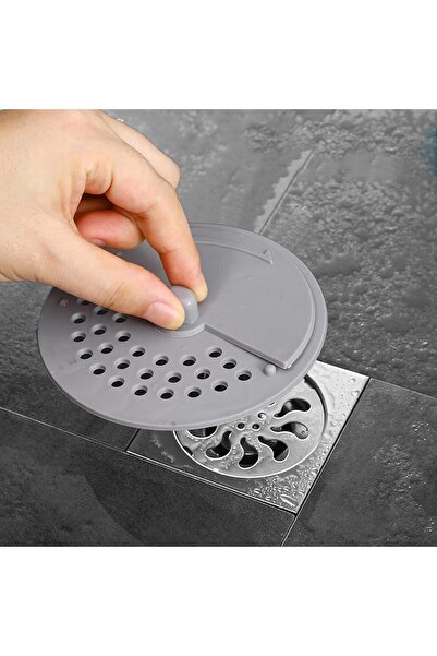 Raakmadezanmir Lavabo Gider Süzgeç Döner Kapaklı Çok Amaçlı Lavabo ve Duş Tık...