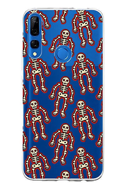 FLAMENKO حافظة هاتف شفافة متوافقة مع هواوي Y9 برايم 2019 هيكل D منقوش D منقوش