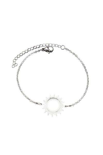 EFAYN.RO Bratara dama, model you are my sunshine, pandantiv soare cu raze, re...