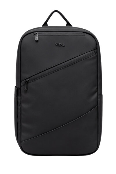 Freedom Water-Repellent Features, S Faux Leather 15.6″ Laptop Backpack Bag I