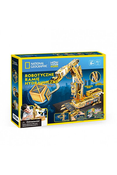Cubic Fun 3D puzzle with hydraulic robotic arm