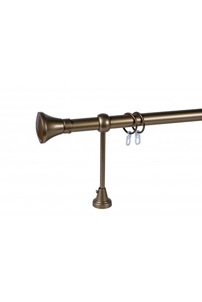 KLEIDECO galerie metal 25 mm BRAZILIA simpla, auriu-inchis, 300 cm, capete BE...