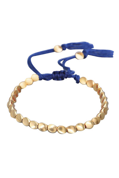 EFAYN.RO Bratara dama, model tibetan, reglabila, albastra, EFAYN