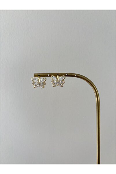 XUPING JEWELRY Special Series Butterfly Crystal Stone Xp Clip-On Gold Earrings