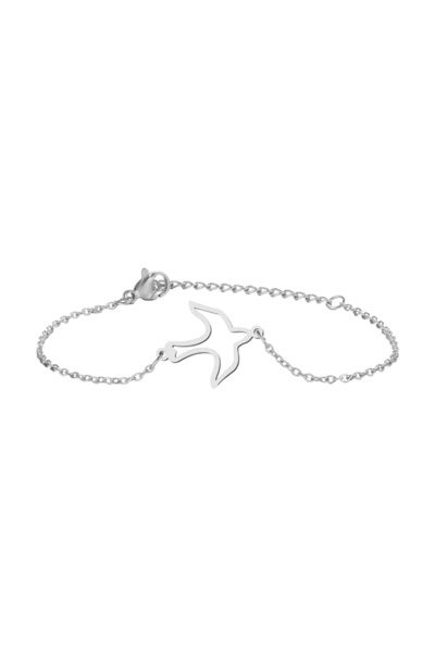 EFAYN.RO Women's bracelet, bird pattern, swallow pendant, adjustable, silver,...