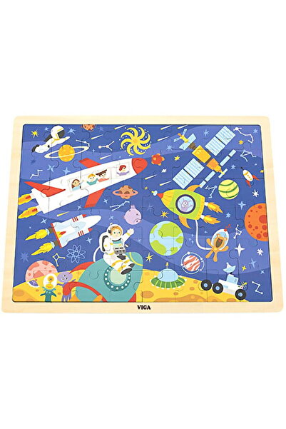 Viga Wooden puzzle explore the universe 48 pieces