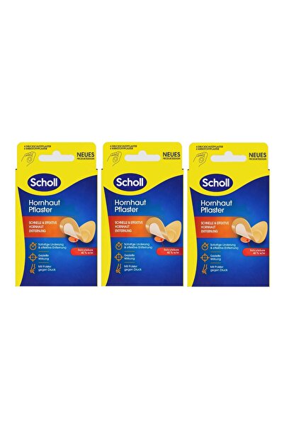 Scholl Hornhaut Pflaster Nasır Sökücü, Nasır Bandı, Nasır Yakısı 4 Adet x 3 Adet