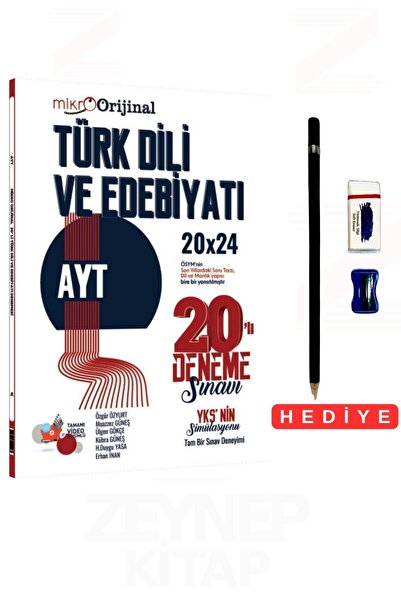 Orijinal Yayınları MikroOrjinal Ayt 20*24 Türk Dili Ve Edebiyatı-Kalem Seti H...