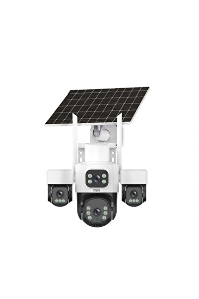 inox X14 4 Kameralı Çift Güneş Enerjili 3+3+3+3Mp Solar Kamera E-Sim