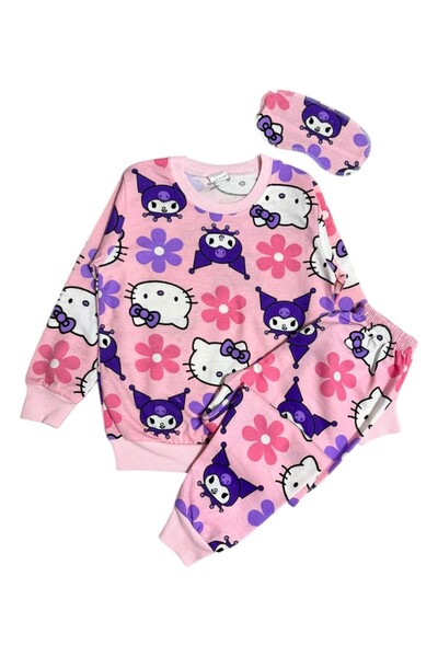 Fil Kids Κοριτσίστικο Σετ Πιτζάμες Βαμβάκι τεμαχίων από ύφασμα σε ροζ χρώμα, ...