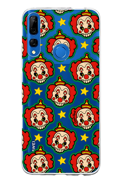 FLAMENKO حافظة هاتف شفافة متوافقة مع هاتف هواوي Y9 برايم 2019 كلوني منقوش