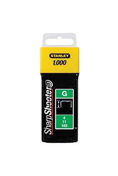 Stanley Set of 1000 staples, 1-TRA705T, type G, 8 mm, 4/11/140