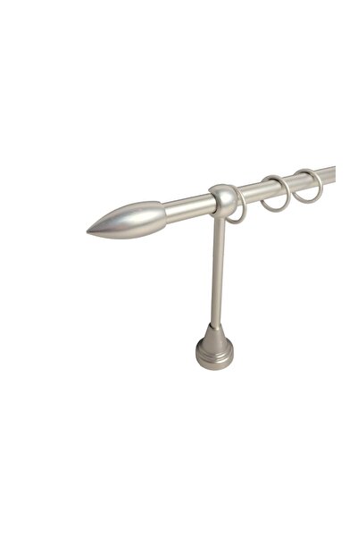 KLEIDECO galerie metal 16 mm COSTA RICA simpla, crom-mat, 200 cm, capete SAN ...