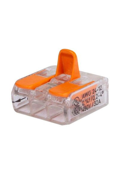 WAGO Set de 20 cleme compact cu 3 poli 221-413