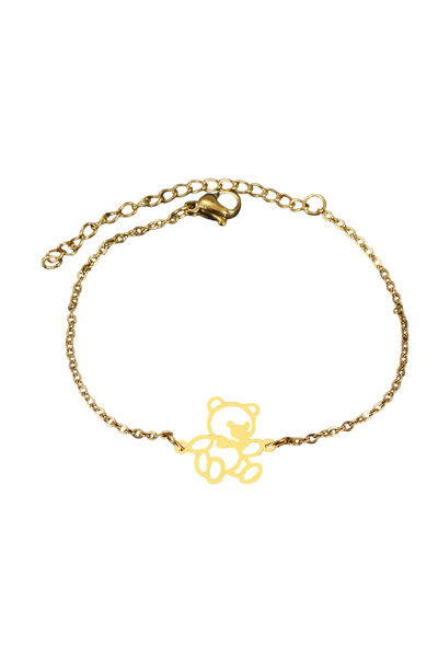 EFAYN.RO Women's bracelet, cartoon pattern, cute teddy bear pendant, adjustab...