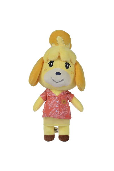 Simba Animal Crossing Melinda, Jucărie de pluș (crem, 25 cm)