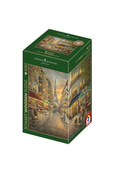 Schmidt Spiele Puzzle din lemn Thomas Kinkade Studios: Parisul pitoresc (1000...