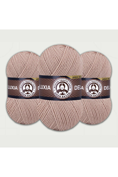 Ören Bayan Deluxia Hand Knitting Yarn 100 Gr. 3 Pieces 124