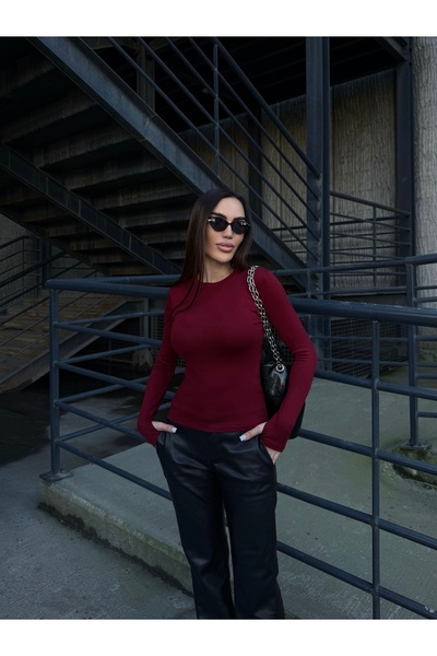 Fav Style Γυναικείο Φορμάκι με Λεπτομέρεια στα Δάχτυλα και Λαιμόκοψη Ποδηλάτο...