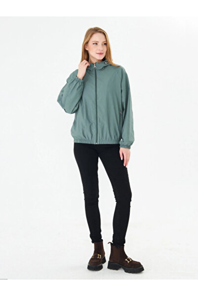 PIQUE Women's Hooded Lined Raincoat