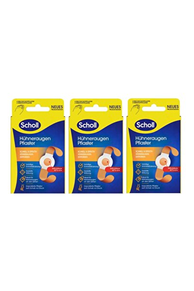 Scholl Hühneraugen Pflaster Nasır Bandı Plasteri Su Geçirmez, Salistik Asitli...