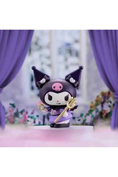 Bakmakistersen Kuromi Mini Anime Oyuncak PVC Masa Süsü Sevimli Karakter Hediyelik (4-8 cm)